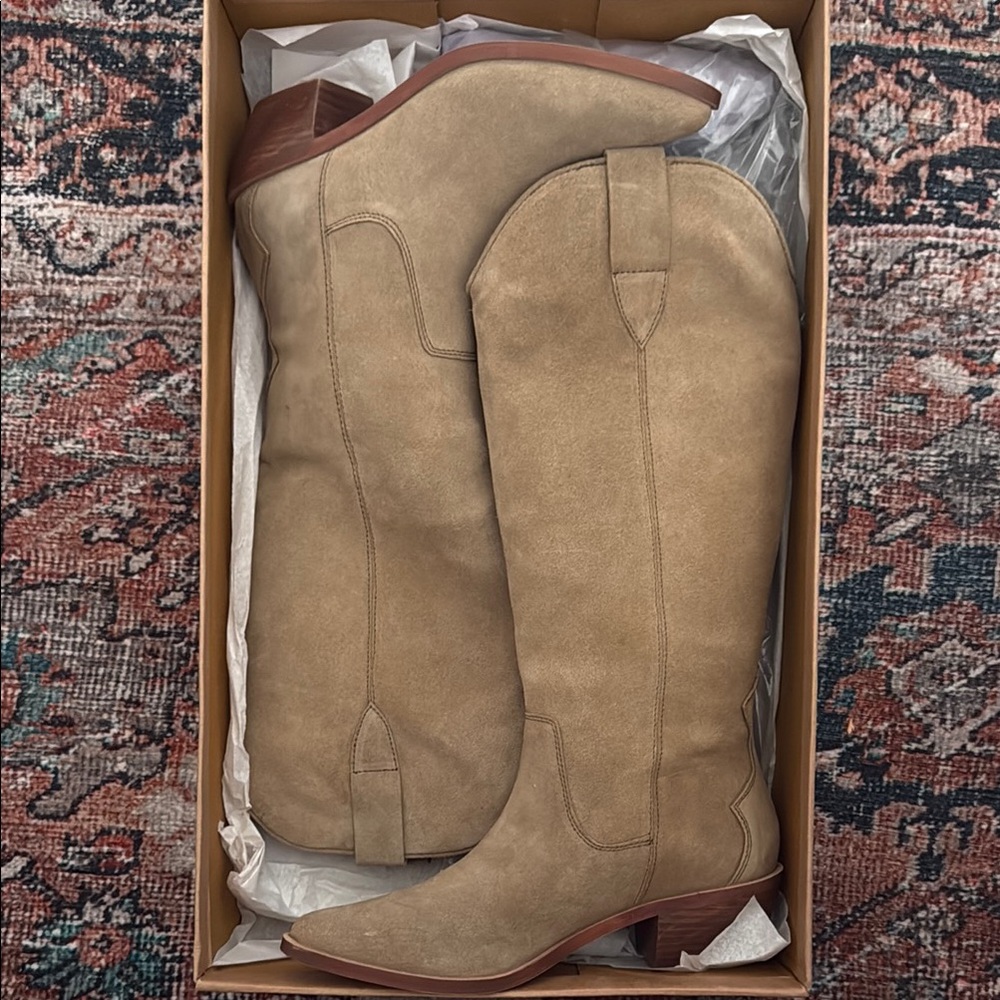 Urban Outfitters Sierra Taupe Ankle Boots